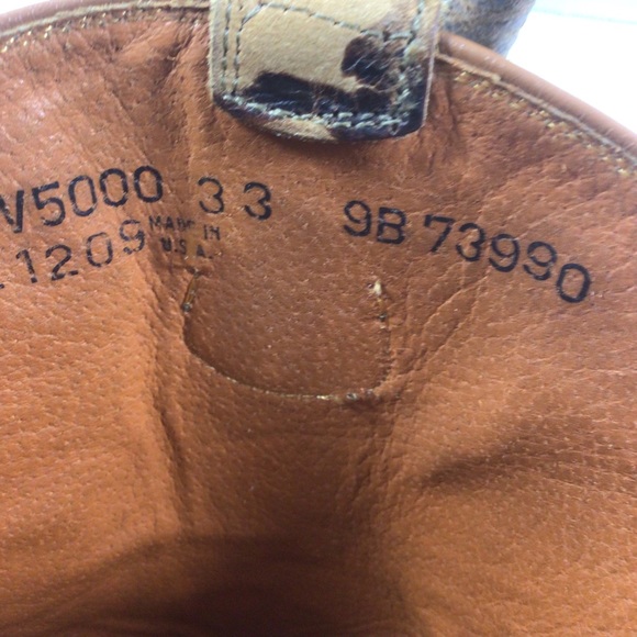 Diva vintage Lucchese distressed handmade brown western cowboy boots size 9B - Picture 9 of 13